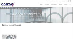 Desktop Screenshot of contax.srv.br