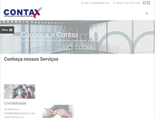 Tablet Screenshot of contax.srv.br