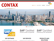 Tablet Screenshot of contax.com
